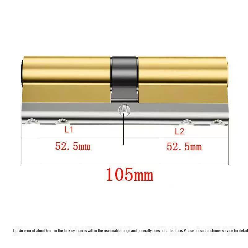 Rongyu Universal All-Copper Blade Anti-Theft Door Lock Cylinder