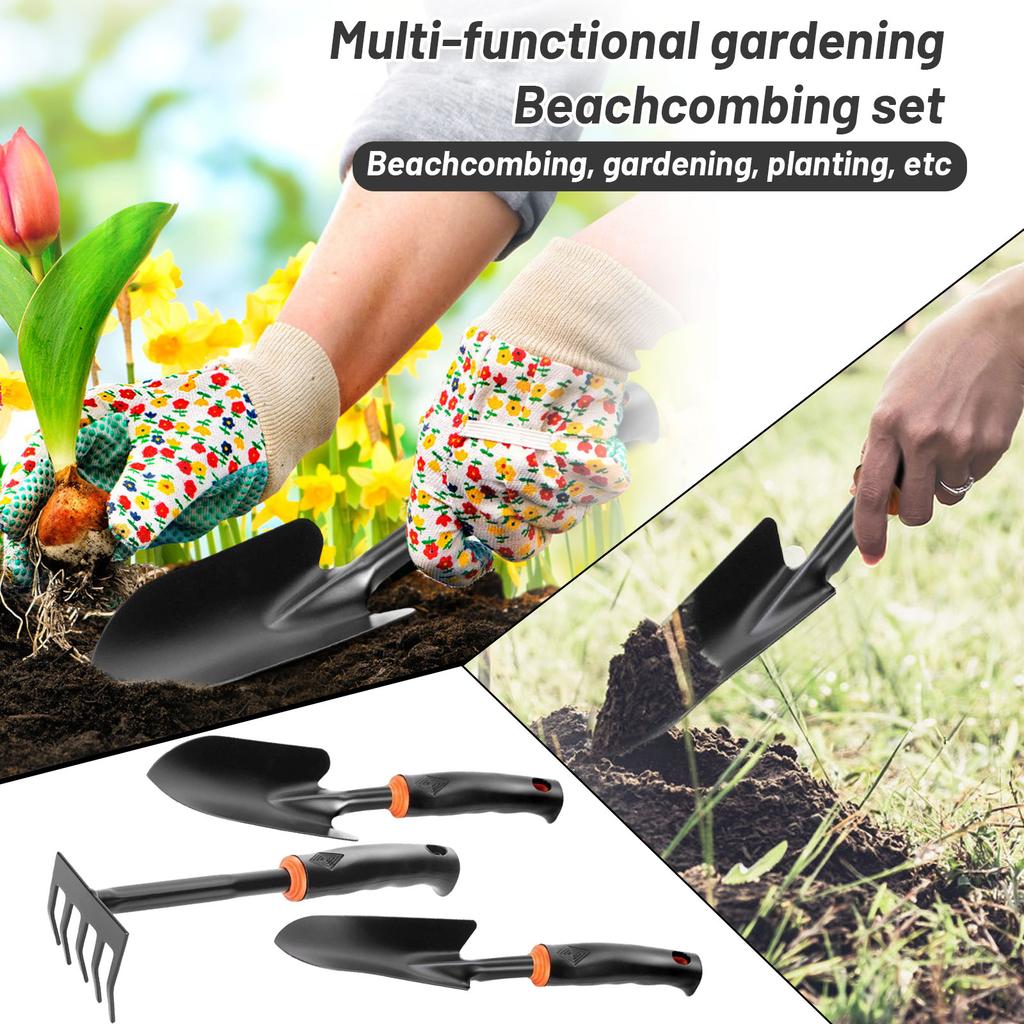 Household And Outdoor Beachcombing Shovel, Soil Rake, Flower Shovel, Small Hoe, Vegetable Planting, Weeding, Gardening Tools