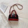 Borsa a mano vintage alla moda realizzata con conchiglie, semplice borsa a tracolla crossbody per donna