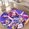 1pc KPop Demon Hunters17 Design Printed Area Round Carpet for Bedroom Living Room Home Decor Rugs Mat Non Slip Mat Rug for Bedside
