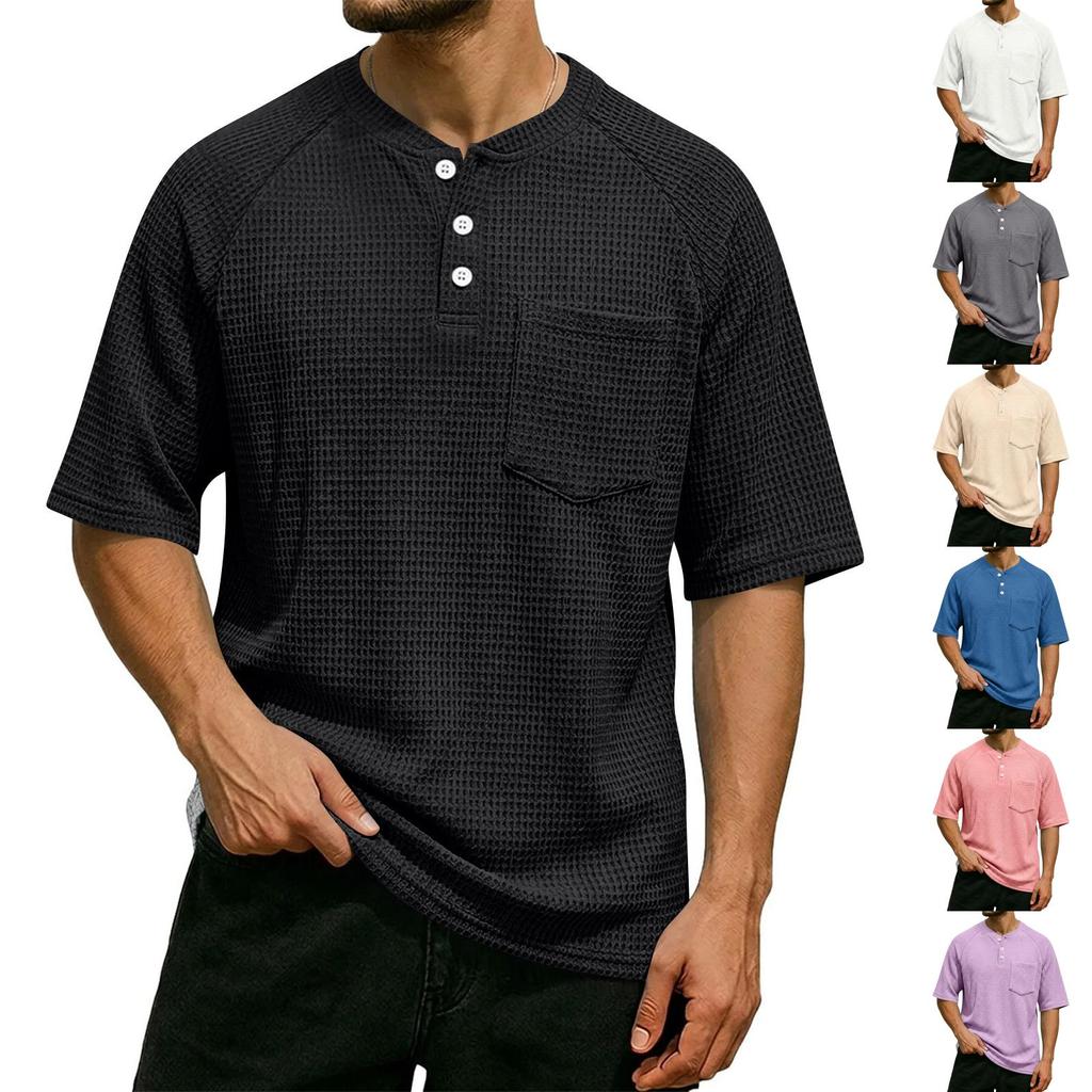 Men's Summer Retro Casual -Weave Shirt