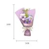 Fake Flower Mini Flower Bouquets Home Decoration Mother's Day Gifts Crochet Artificial Flower Handmade Knitted Flower Bouquets