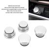 Hilitand Steckerkappen 4er Pack Steckdose Staubschutzkappe Autozubehör (Silber)