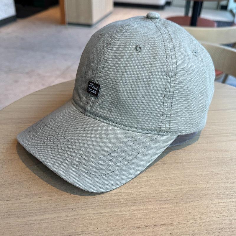 Small Square Standard Ami Kaji Cap American Retro Men's and Women's New Four-season Big Head Circumference Wide Brim Baseball Hat Cotton
