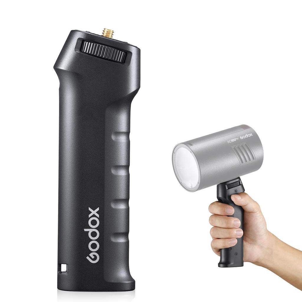 GODOX Flash Speedlite Handle for Portable Flash Bracket Handle Compatible with Godox AD100pro AD200pro AD300pro and Other Flash LED Lights with Screw