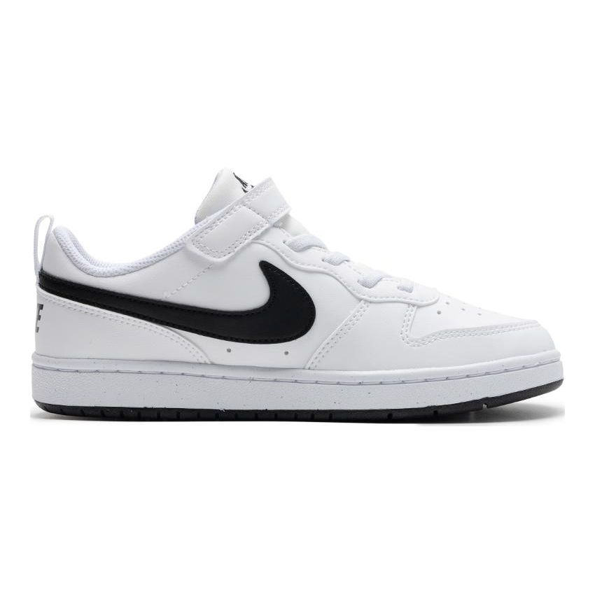 Nike Court Borough Low Recraft PS White Black Kids Sneakers DV5457-104