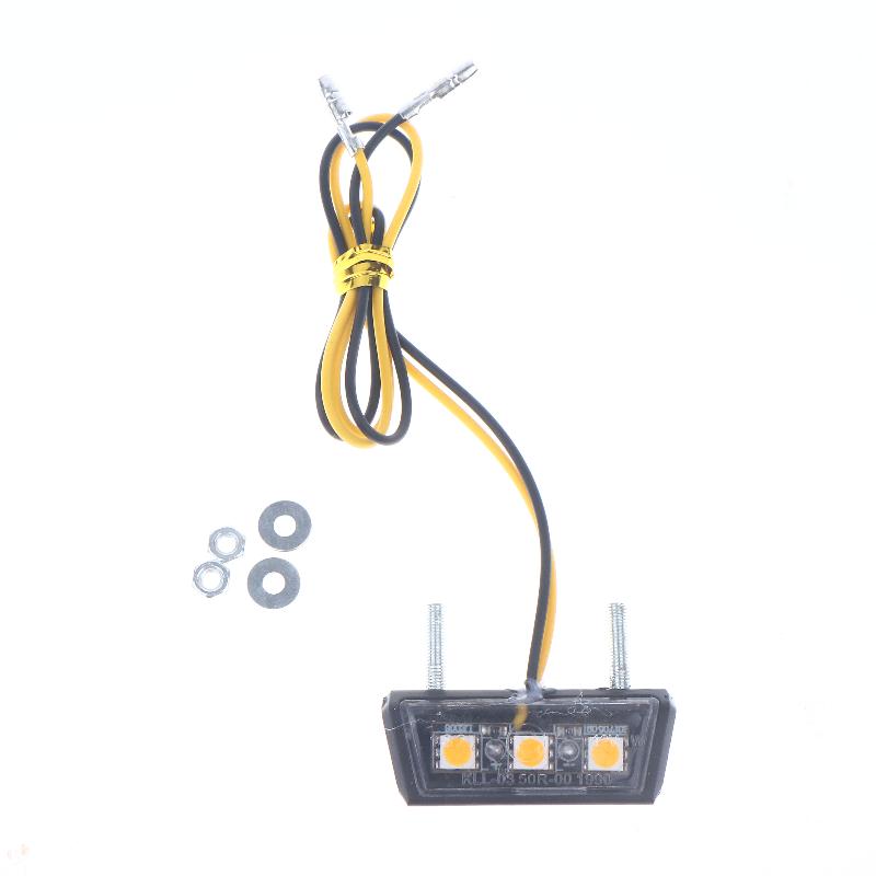 12V LED Light Waterproof Motorcycle License Light Motorcycle License Plate Rear Tail Light Motorcycle License Plate Holder Light