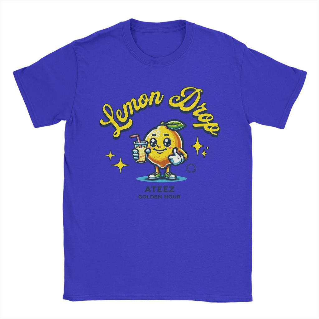 Męska Damska Graficzna Koszulka ATEEZ Lemon Drop 2025 T-shirt 100% Bawełna Golden Hour Part 3 Koszulki Odzież