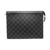 [Gebraucht] Pochette Voyage MM 'Schwarzes Damier Graphite Canvas' - Sehr Gut #WP34BE