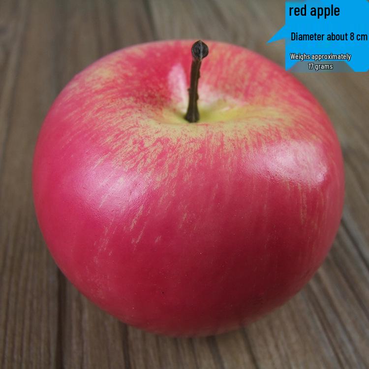 Red Apple, Orange, Grape, and Banana Fake Fruit Model for Decoration