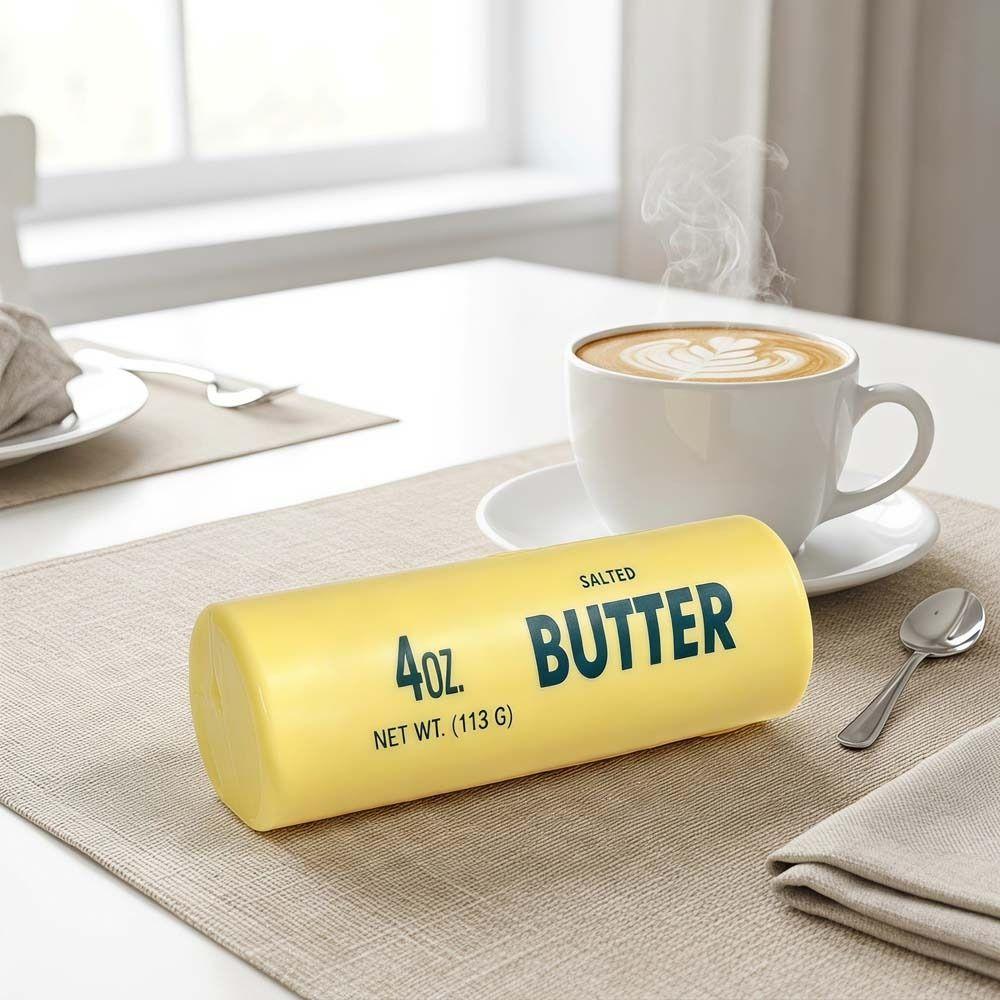 Handzylinder-Butterstangen-Quetschspielzeug Sensorisch Realistische Butterstangen Kinder