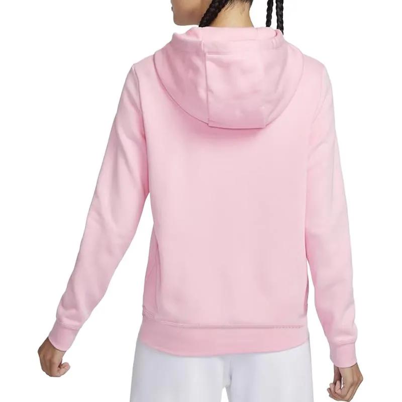 Nike Sportswear Club Fleece Damen Kapuzenpullover mit durchgehendem Reißverschluss Rosa (Unisex) Pullover DQ5472 690