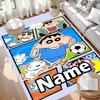 Custom Name Personalized Cartoon Comics Print Carpet, Versatile Home Decor Rug, for Playroom, Apartment, Balcony, Entryway, Hallway Gift