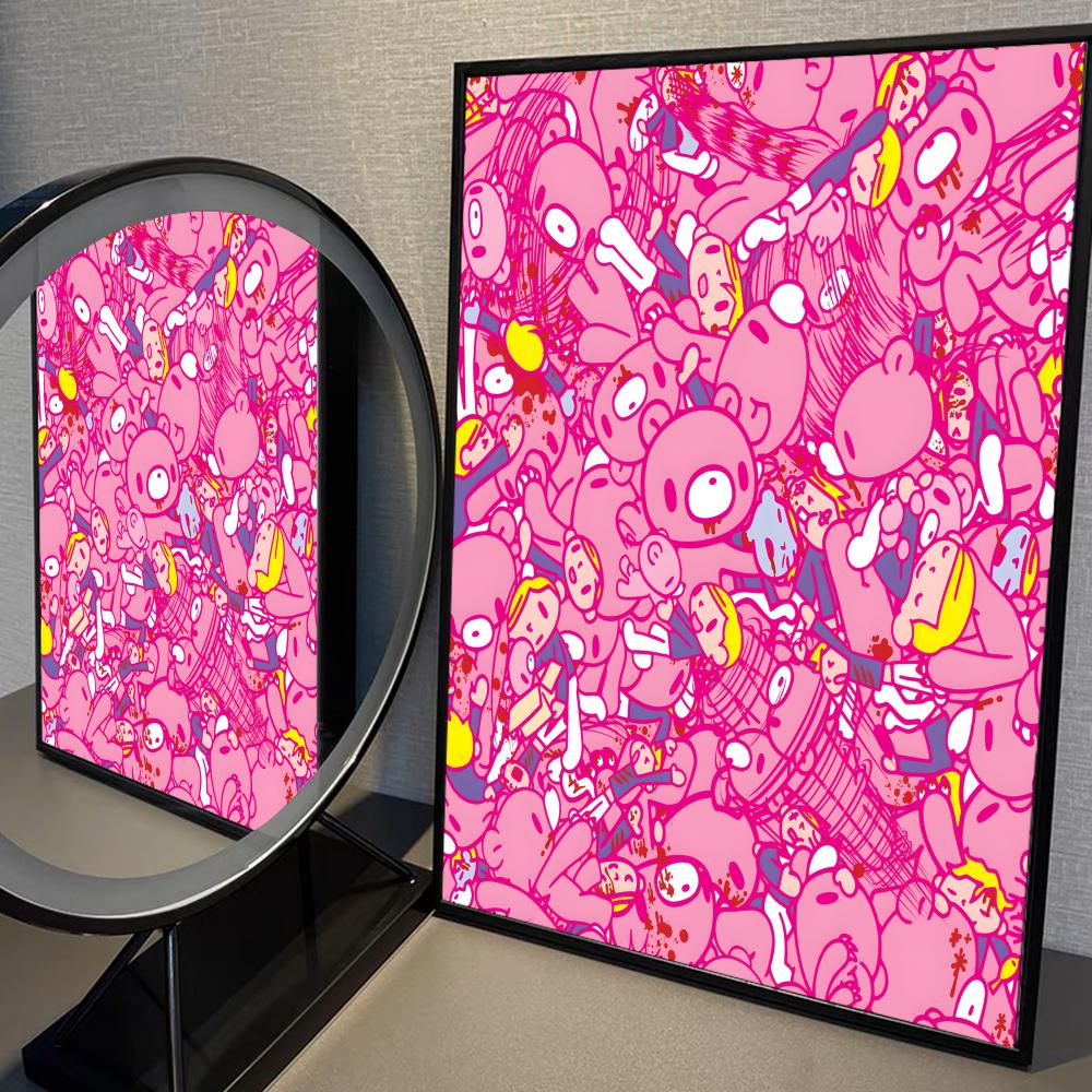 Cartoon G-gloomy Bear Poster Home Furnishing decoration Highend Kraft paper Poster Wall Painting Home Living Room Decoration