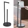 Large Capacity Toilet Paper Holder Stand Stainless Steel Freestanding Organizer Dispenser for Bathroom Storage Accessories Home