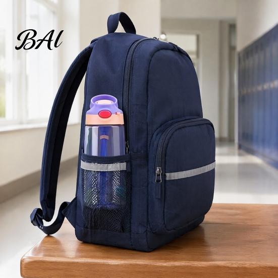 Anti Choking Training Bottle for Kids Cartoon Sippy Cup, 470ml Water with Straw Adjustable Strap, Pop Up Toddler Lid Flip Top Tumbler School, Portable