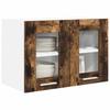 Wall Mounted Cabinet Smoked Oak Finish 60 x 31 x 40 cm Engineered Wood