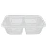 WS Weisheng 500ml Rectangular Divided Disposable Lunch Boxes