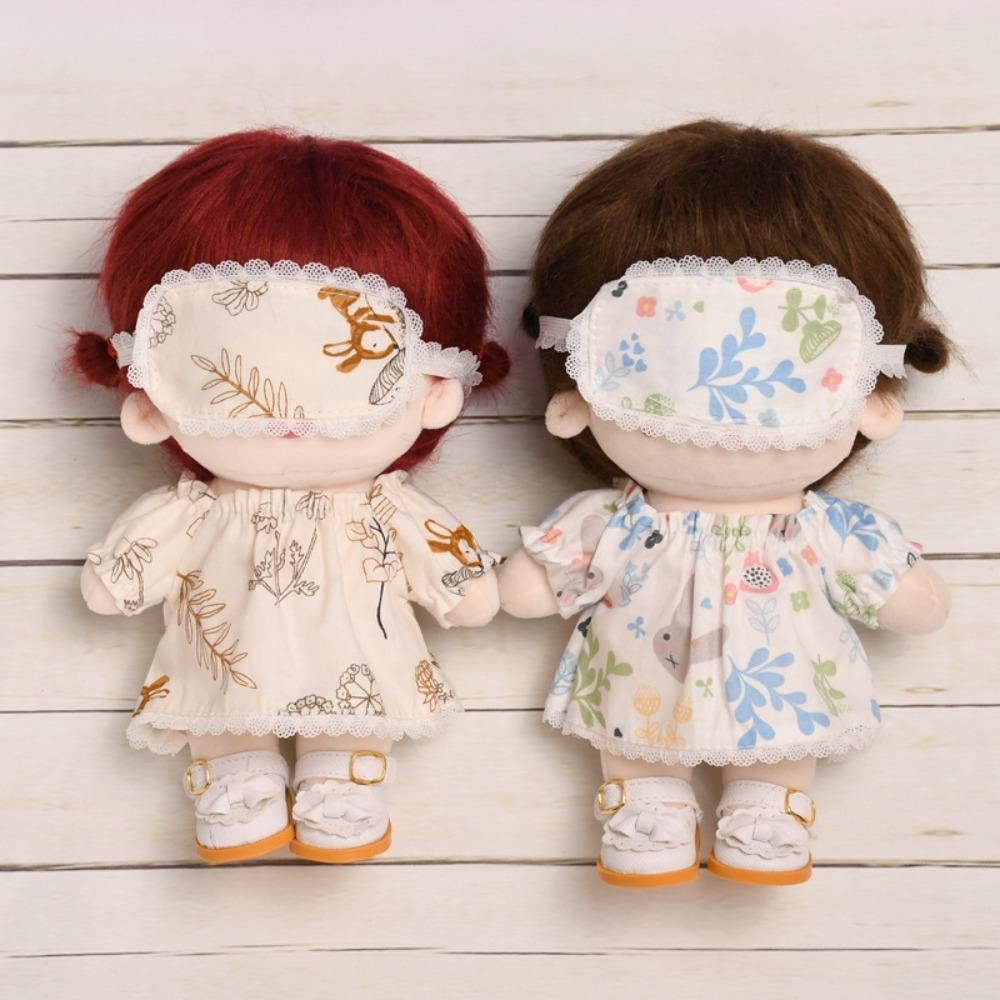

with Eye Mask 20CM Doll Clothes Outfit Plush Toys Cloth Changing Dressing Game