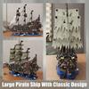 2000+PCS MOC Pirate Ship Series Assembly Building Blocks Model With Lighting Assembly Children's Toys Gift Home Ornaments