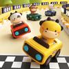 Cartoon-Autos, Kinder Spielzeug Figur Reibungsspielzeug Kein Akku Schieben Los Gleitende Fahrzeuge für Alter 1-3, Spaß für Babys für Feinmotorik