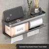 LIEI Wall-Mounted Toilet Paper Holder with Phone Shelf