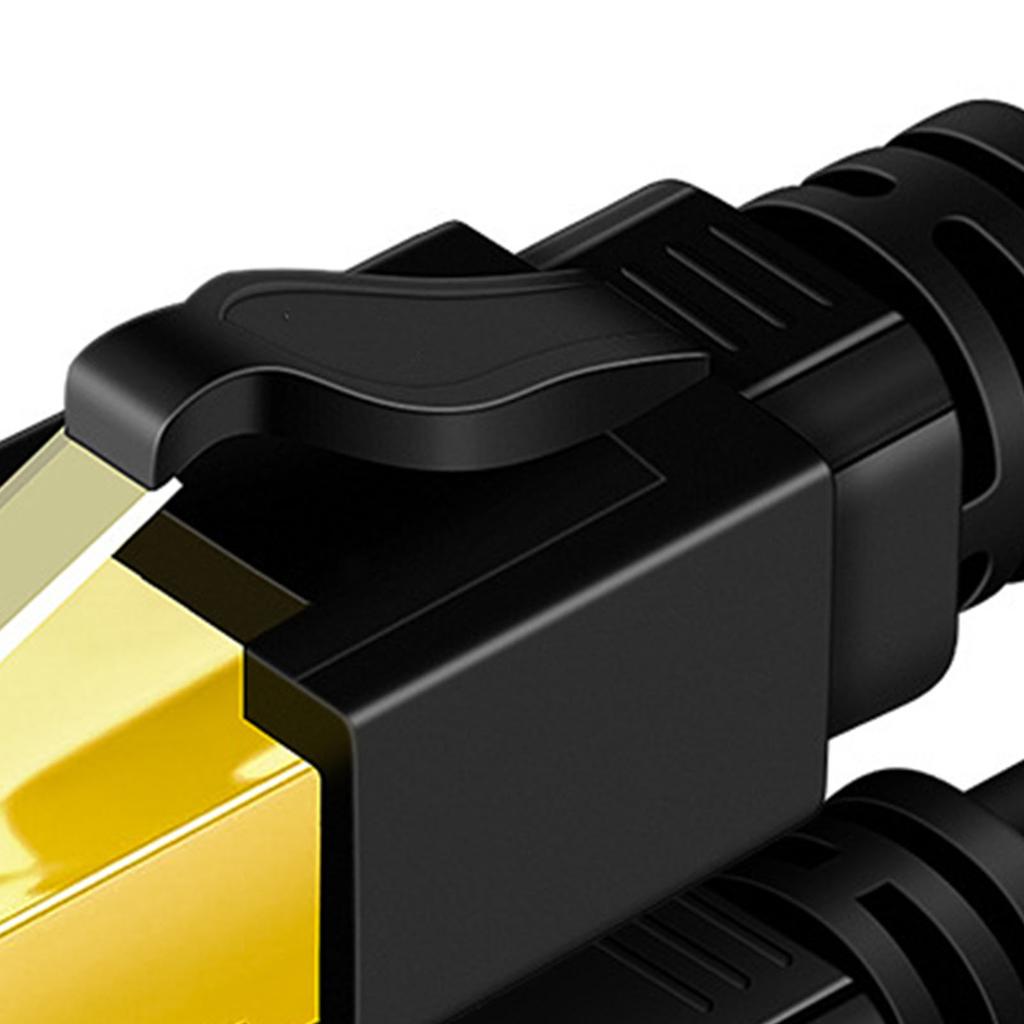 Cat 8 Netzwerkkabel 40Gbps Hohe Geschwindigkeit 2000MHz Doppelt Geschirmt 26AWG Cat 8 Ethernet-Kabel für Laptop Router