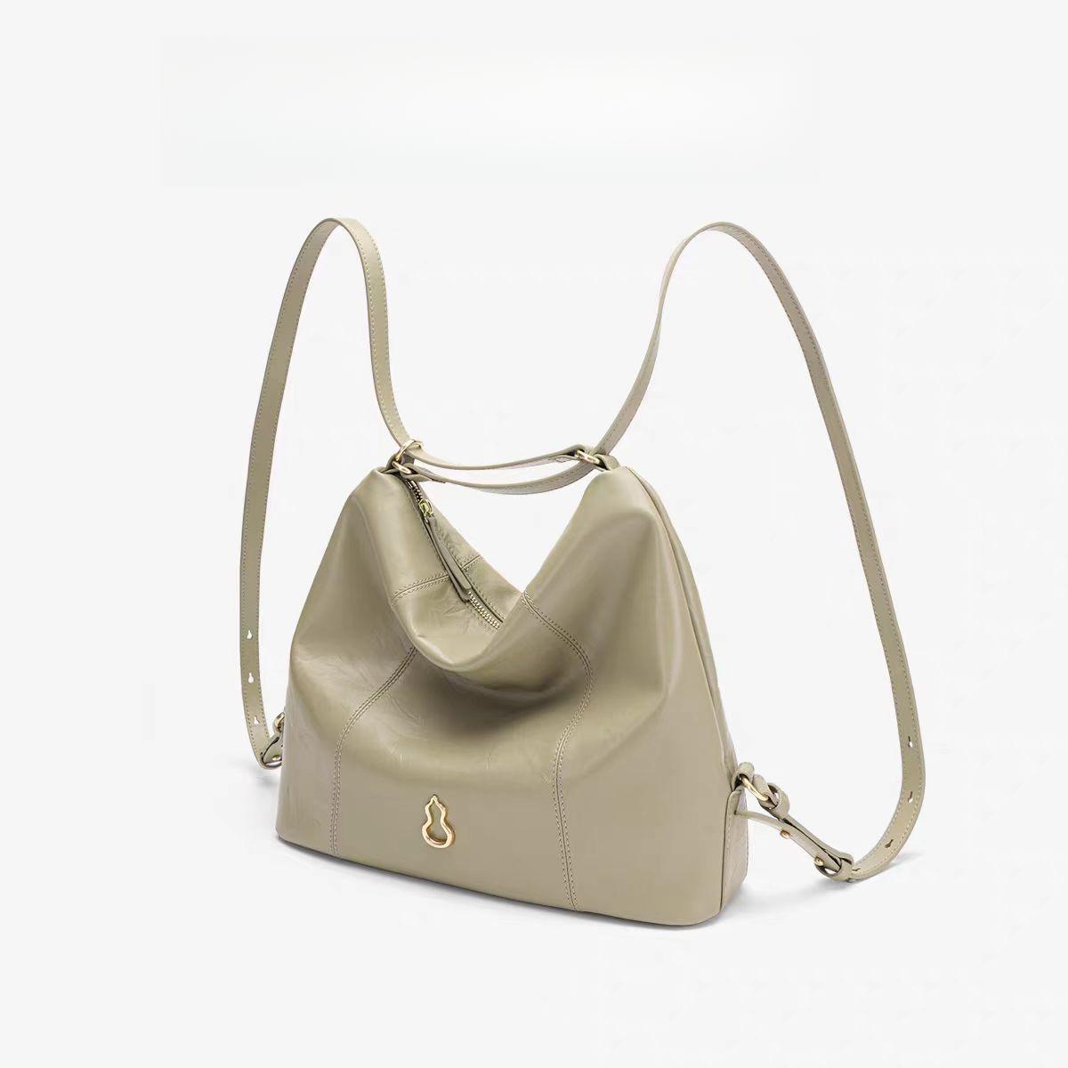 

Рюкзак-слинг, Сумка-тоут из кожи верхнего слоя, Текстурная сумка на одно плечо