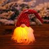 Christmas Trees Christmas Glow Dolls Handmade Holiday Decor Handmade Christmas Glow Dolls Gnomes Decor with LED Light