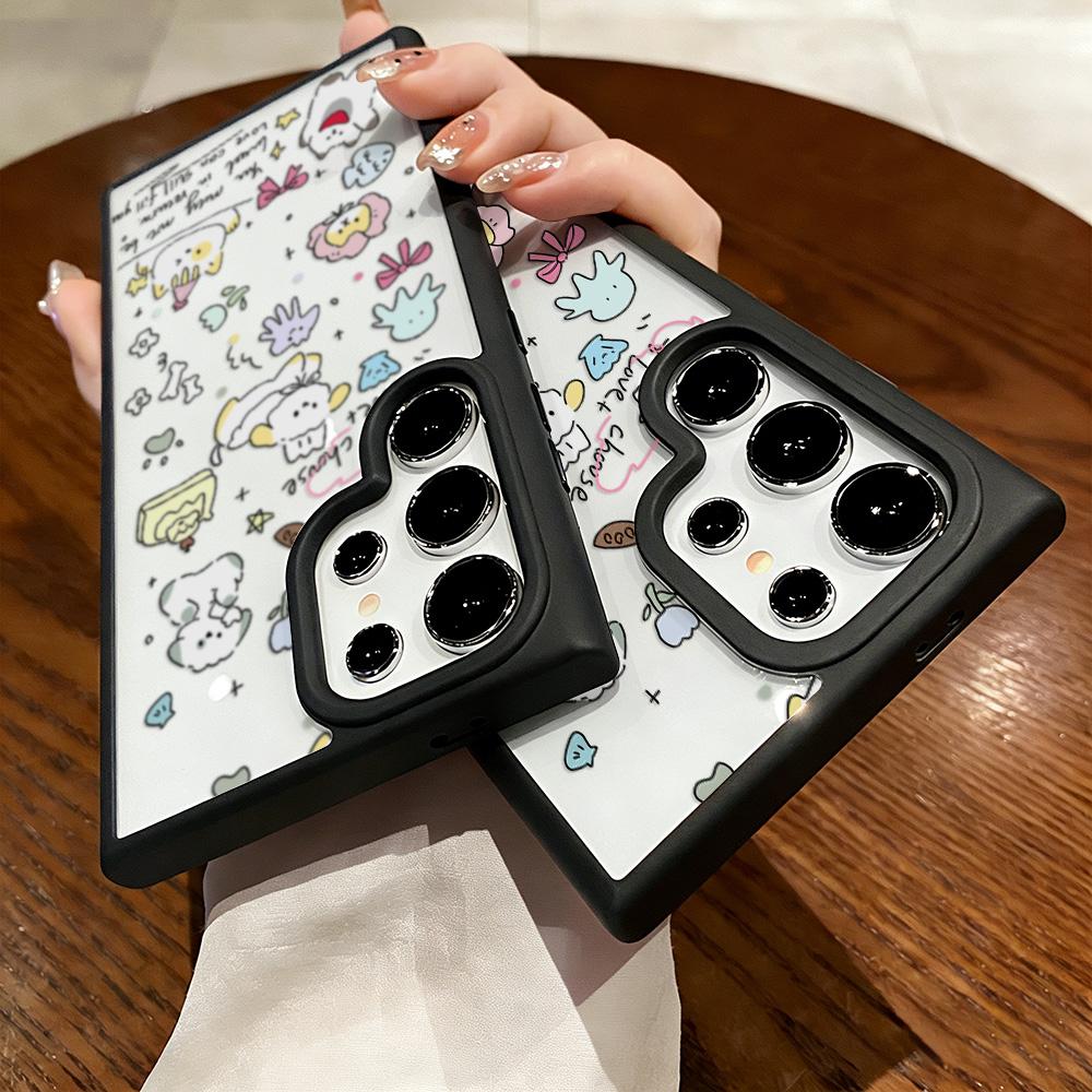 Custodia per Telefono Animali Cartoni Animati Per Samsung Galaxy S26 Ultra Case S25 S24 FE S23 A17 A07 A56 5g A16 A55 A54 A36 A26 Cover Trasparente Opaca