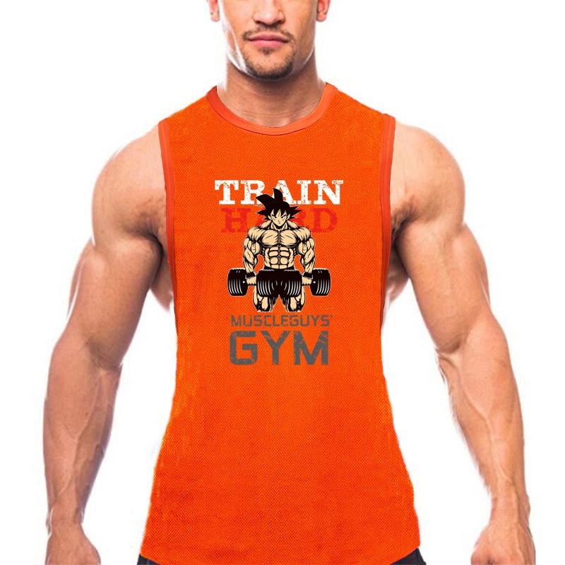 Muscleguys Sports Fitness Vest Quick-drying Jersey Summer Loose Basketball Tank Top Running Training Men's Sleeveless Gym Clothes