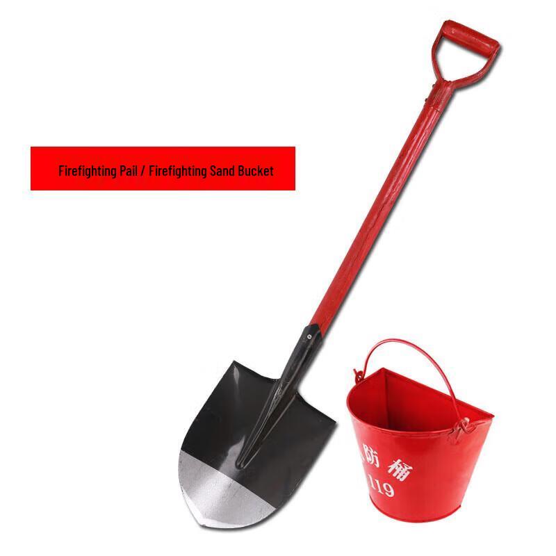 Fire Sand Bucket and Shovel Set