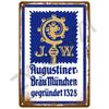 Retro Beer Tin Sign | Vintage Wall Plaque | Club/Pub/Bar/Home Decor