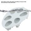 3D   Shape Silicone Mold Cake Baking Pan Hollow Ice Cream Chocolate Mold Tool