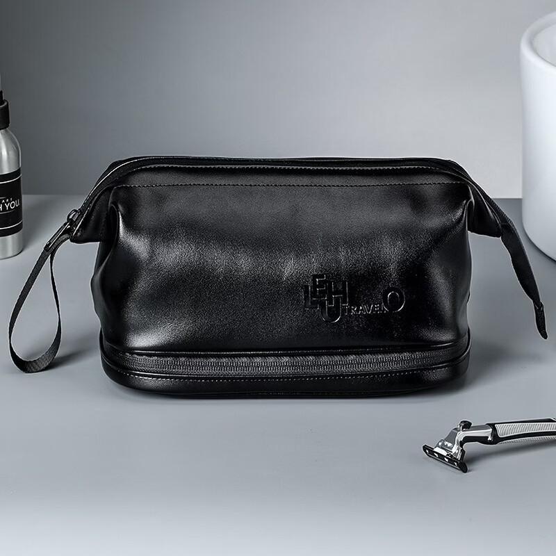 

MDNGMDNG Men s Leather Toiletry Bag /