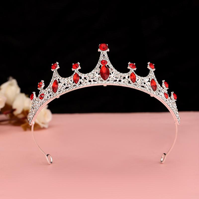 Black Baroque Crown Tiara Bride Eighteen Female Bar Mitzvah Birthday Princess Crown