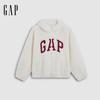 Gap Women's Cozy Embroidered Loose-Fit Hooded Sweatshirt