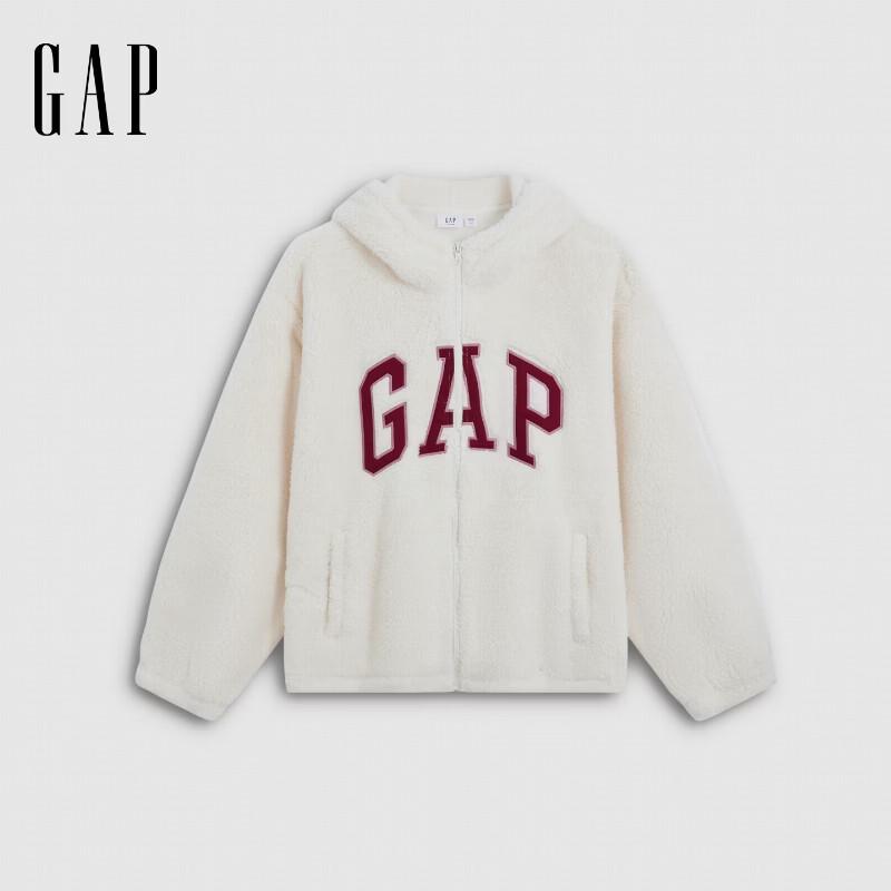 Gap Women's Cozy Embroidered Loose-Fit Hooded Sweatshirt