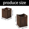 Portable Double Handle Wood Waste Basket For Easy Movement And Emptying Perfect For Home Or Offices Use