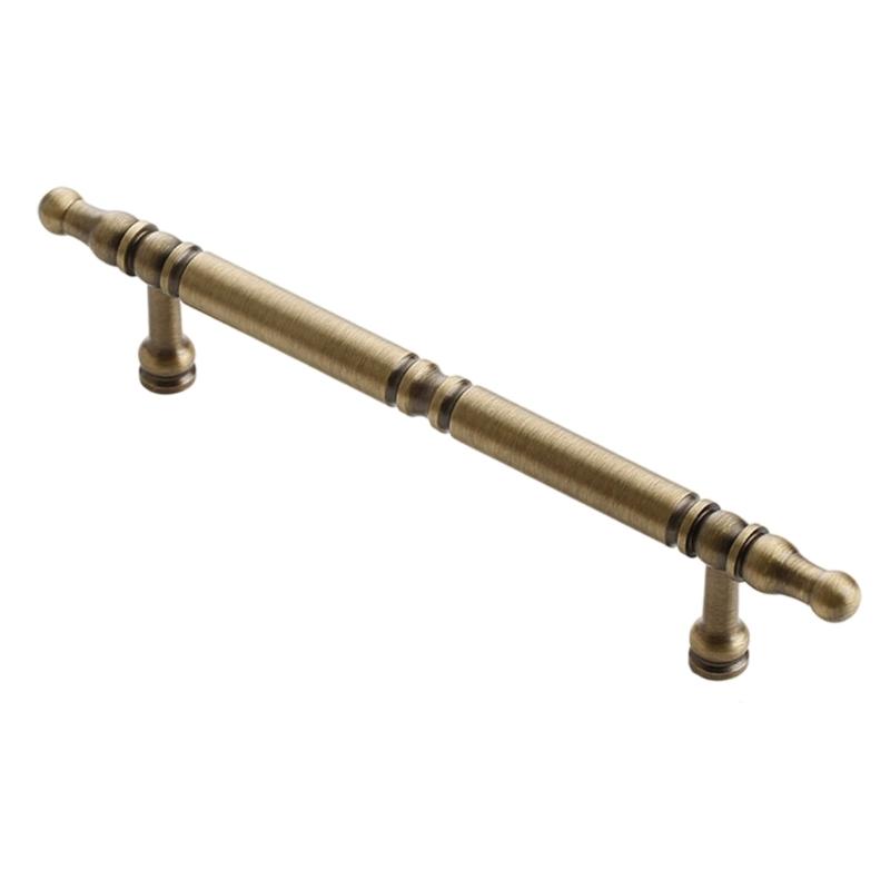 Ergonomic Solid Brass Drawer Pulls Easy Installation Antique Cabinets Handle Upgrades for French Door Dressers Cupboards