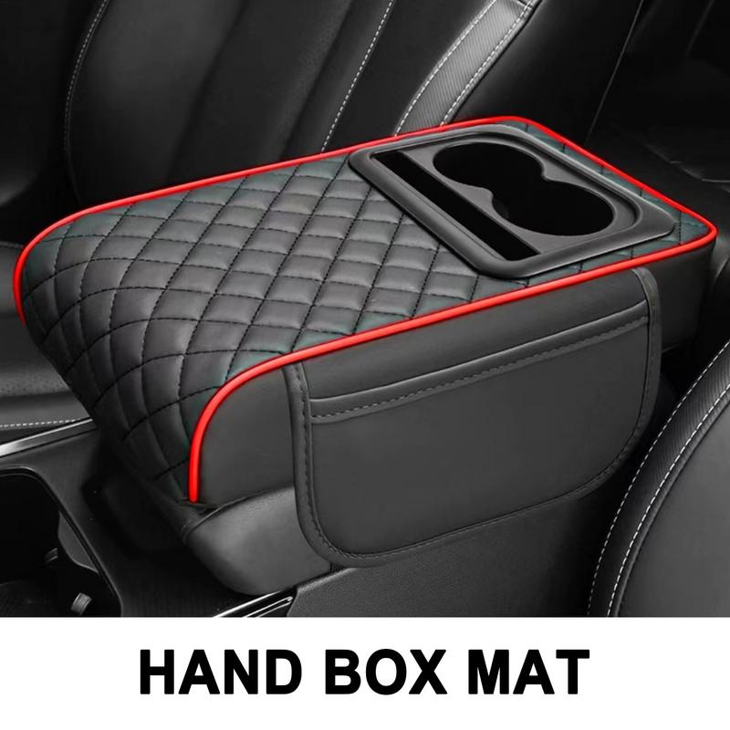 Armrest Cover For Car Multifunctional Comfortable Car Armrest With Cup Holder Ergonomic Automotive Interior Truck Suvs Front