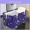 Foldable Adult Bathtub With Oxford Cloth Material For Full Body Soaking Home Use