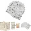High-quality Bingo Card Set With 40 Cards And 75 Checkers For Kids Develops Intellectual Skills And Promotes Interactivity