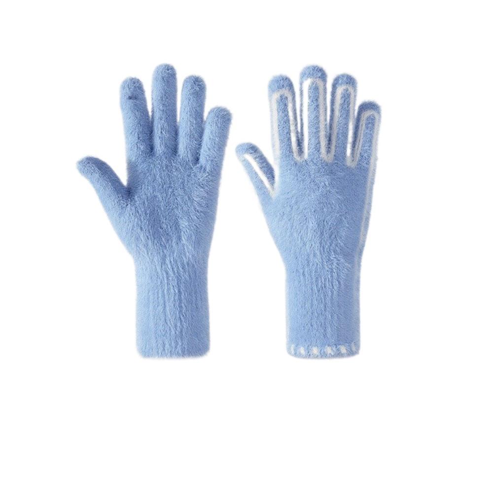 Cold-proof Women Warm Gloves Touchscreen Outdoor Cycling Mitten Anti-freeze Winter Gloves  Students