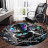 Customizable Cheshire cat1 Round Non-Slip Carpet - Ideal for Garden, Picnic, Office, Perfect for Decoration, Suitable For All Seasons