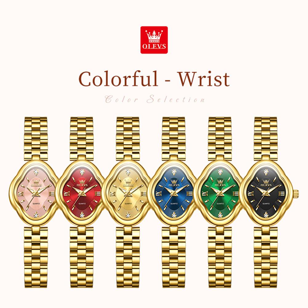 OLEVS Gold Woman Watch Fashion Waterproof Luminous Original Quartz Watch for Women Fashion Elegant Ladies Watches