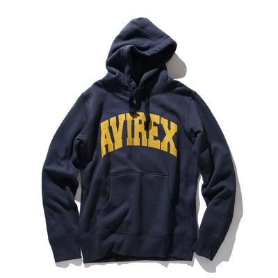 DAILY LOGO PULL PARKA 6153514 Men's S 087 NAVY
