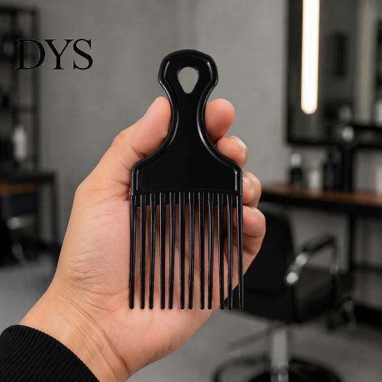 Curly Hair Comb Pick for Men Women, Wide Tooth Lift Lightweight Styling Detangling, Plastic Afro Curly, Thick Quick