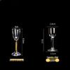 OLOEY Gold Leaf Water Drop Glass Baijiu Shot Glass Set