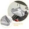 Stainless Steel Sink Drain Basket Multifunctional Kitchen Gadget Easy Clean Rustproof Smooth Edges Design for Cutlery and Waste